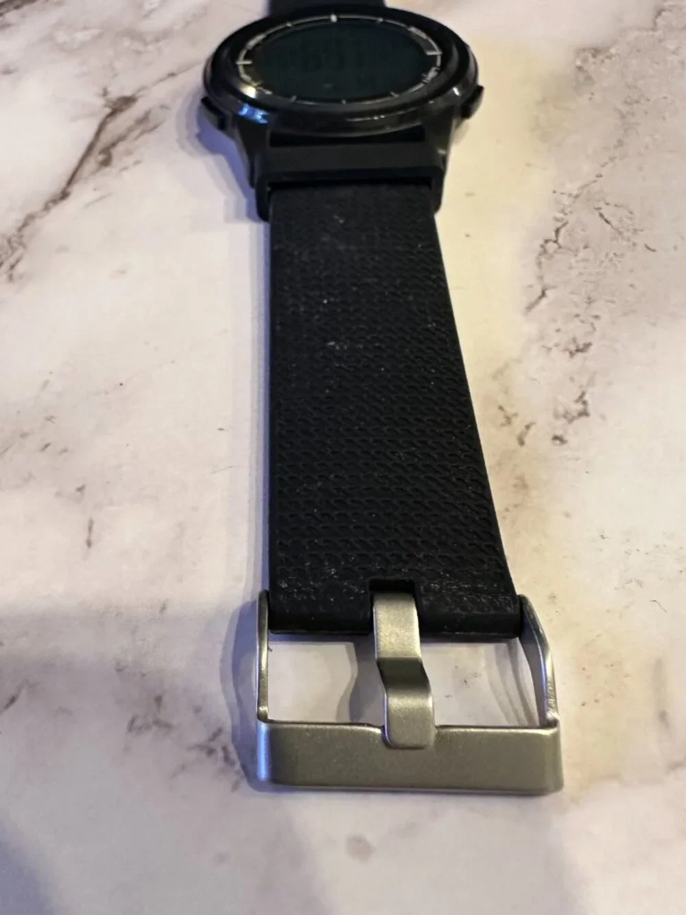 3/$30 Lenqin Digital Watch Men Black 43MM Round Dial Day Date New Battery 10